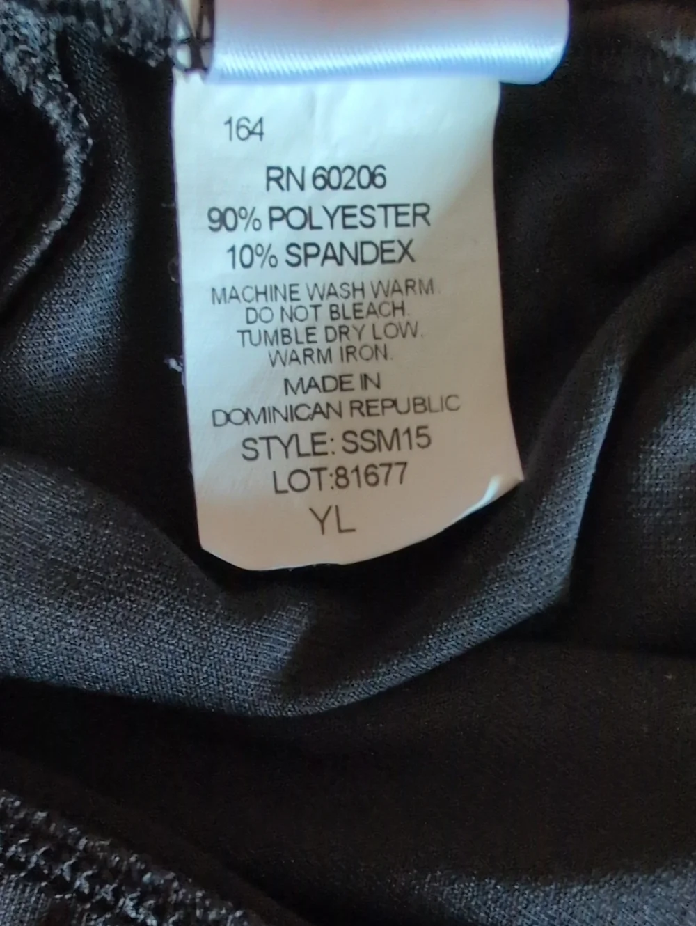 Varsity Spirit Black Mock-Neck Long Sleeve Youth Cropped Top